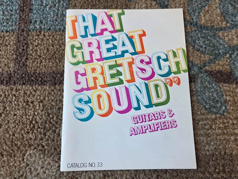 Vintage 1968 Gretsch Guitar, Bass, Amplifier Catalog! Rare, Original Case Candy, Paperwork! image 1