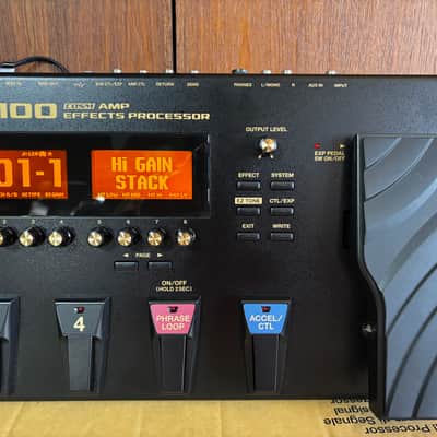 Boss GT-100 Multi Effects and Amp Modelling Guitar Pedal w/ box image 4