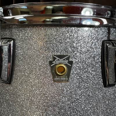 16x16 Ludwig Classic Maple Early 80's CHICAGO Floor Tom - Silver Sparkle image 2
