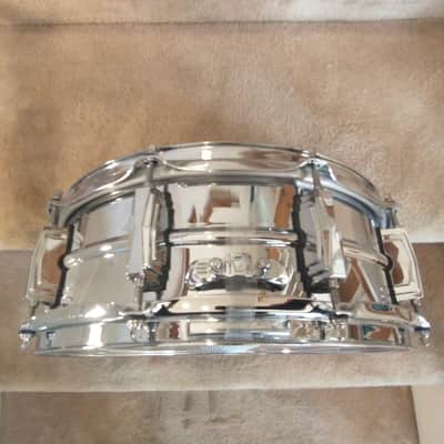 Ludwig LM 400 Supraphonic snare drum, blue/olive badge - mint open box! image 4