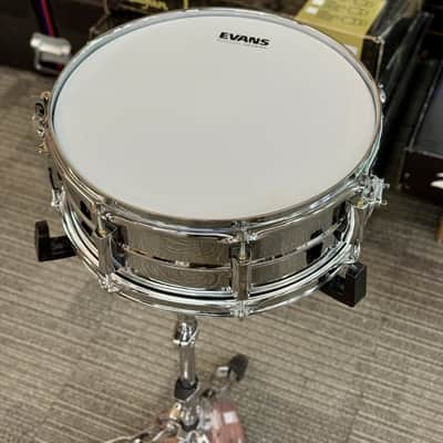 USED PEARL 14x5.5 SENSITONE STEEL SNARE DRUM image 4