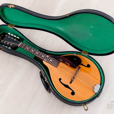 1954 Gibson A-40 Vintage A-Style Mandolin Natural, 100% Original w/ Case image 15