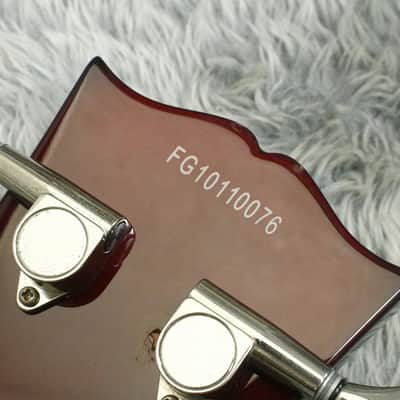 2010 Fernandes Burny LPB-65 STANDARD Vintage Cherry Sunburst Made in China image 21