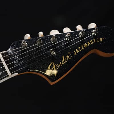 Fender Limited Edition Gold Foil Jazzmaster Ebony Fingerboard - Black Sparkle 148 image 4