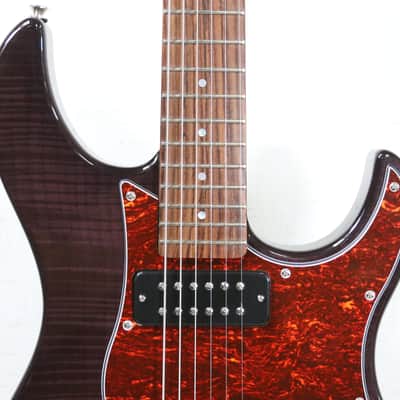 YAMAHA Pacifica PAC611HFM Electric Guitar Transparent Purple w/ Seymour - Clean! image 5