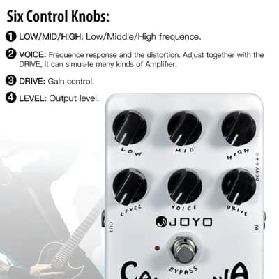 Joyo JF-15 California Sound Amp Simulator Guitar Effect Pedal,price include the import duty for US buyer image 4