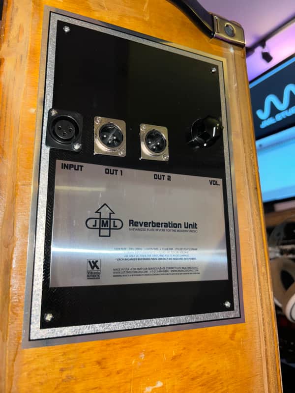 JML Stereo Plate Reverb Unit - Designed and Built In The USA 2024 image 1