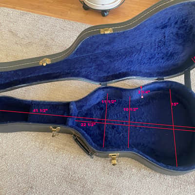 Harptone Hardshell Case for 16-inch archtop, dreadnought, etc. 1960s/1970s image 2