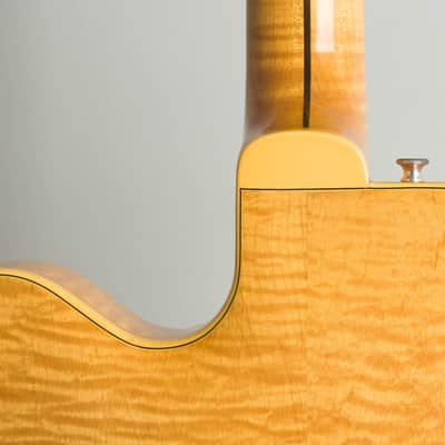 Gibson  Byrdland N (Pre-Production) Thinline Hollow Body Electric Guitar (1955), ser. #A-20986, original brown hard shell case. image 17