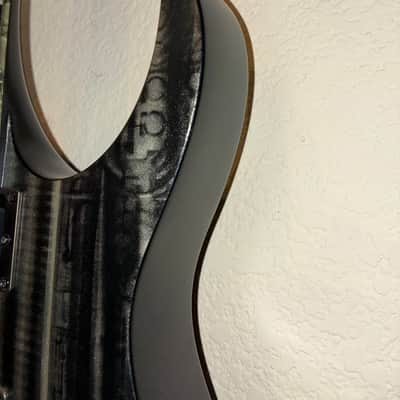 2005 Ibanez RGTHRG1 H.R. Giger "NY City XIX" - Neck-Thru, Edge Pro II - Period Ibanez Hardshell Case image 12