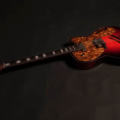 Hammett Guitar Co. H161 'Slim Twin' 2020 Heritage Cherry Burst image 7