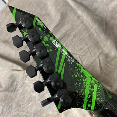 ESP USA M-II NTB NT 1-Off Custom Alien Blood Splatter image 6
