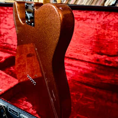⚡︎1995 FENDER AMERICAN TELECASTER ⚡︎ BIGSBY ⚡︎ CHAMPAGNE SPARKLE image 7