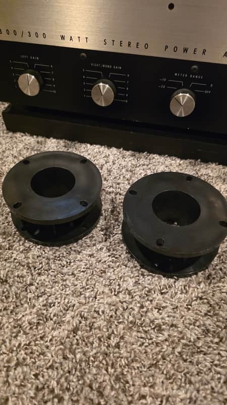Horn Adaptor 1.4" - 2" Black ABS Plastic image 1