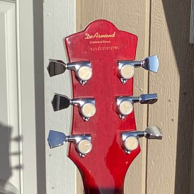 DeArmond M-72 2001 Crimson Red Transparent image 10