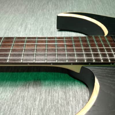 10S Metal Electric Guitar Ash Body and 5-Piece Neck  in Satin Black image 8