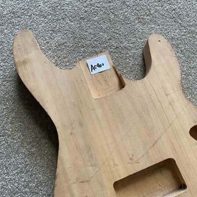 4 String Bass Basswood StingRay Style Body DIY Project image 2