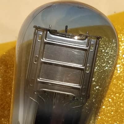 Arcturus ONE (1) Type 01A Antique AT1000 TESTED Vacuum Tube Engraved Blue glass Triode 1923-1931 image 8