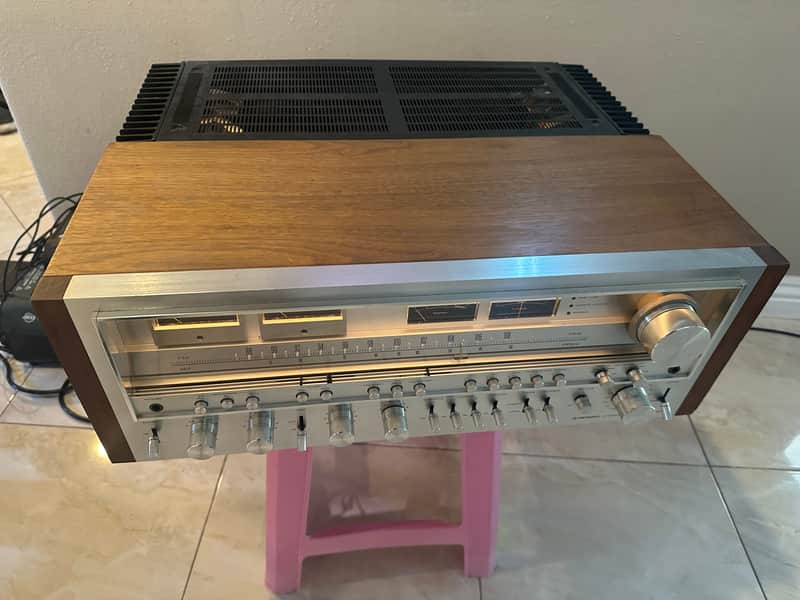 Pioneer SX-1980 270-Watt Stereo Solid-State Receiver 1978 - 1980 - Silver image 1