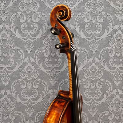 1965 Austrian 7/8 Stradivarius Model Violin - Restored by Roman Danilin image 9