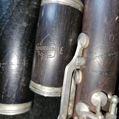 Noblet Normandy 10 Paris Wood Soprano Clarinet, France, Brown Stained Wood image 5