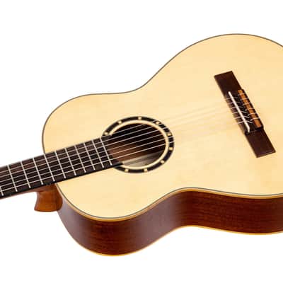Ortega R121G-3/4 Family Series Cedar Top Mahogany Neck 3/4 Size Nylon 6-String Classical Acoustic Guitar w/Gig Bag image 9
