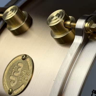 DW 6.5x14" True-Cast Snare Drum - Sand Cast Brushed Bell Bronze, MINT! image 22