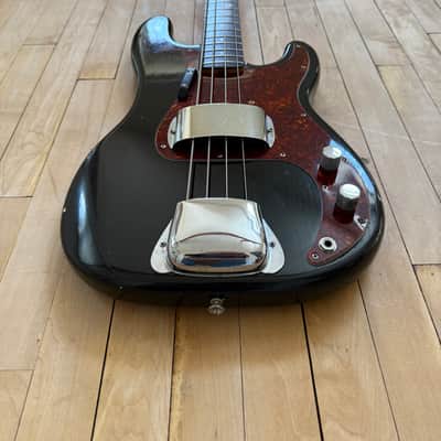 Fender Precision Bass with Rosewood Fretboard 1973 - Black image 4