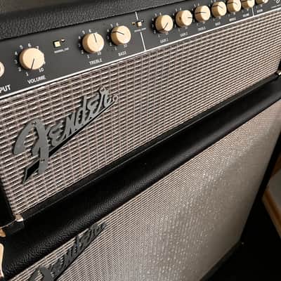 Fender Super-Sonic 22 Head & Matching Super-Sonic 4x12 Cab - Half Stack image 3