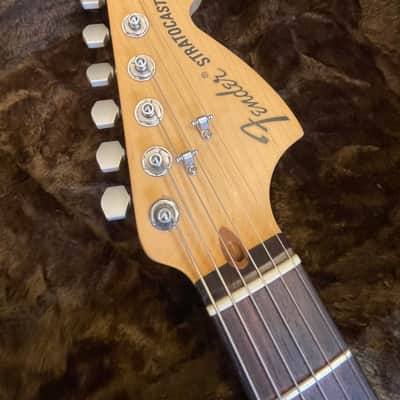 Fender Highway One Stratocaster Gilmour Switch HSS with Lollar Pickups Callaham Big Brass Tremolo Nitro-Cellulose 2003 image 4