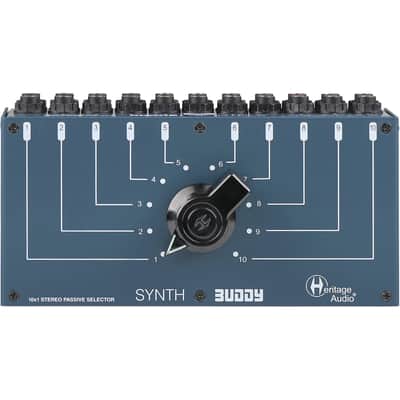 Heritage Audio Synth Buddy - 10x1 Passive Stereo Selector