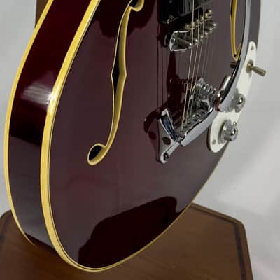 Mosrite Celebrity Hollowbody Electric Guitar W/ Case 1967 - Cherry Red image 3