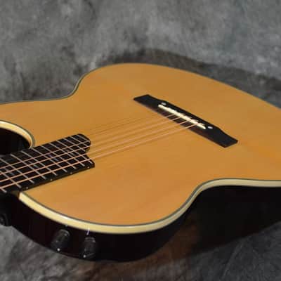 Kramer Condor Chambered Solid Body Acoustic Electric Guitar Natural Gloss w FAST Same Day Shipping image 6