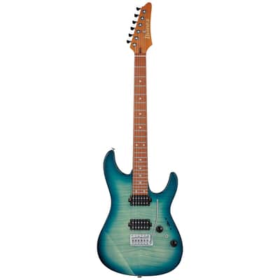 Ibanez Standard AZ24S1FTXB Electric Guitar - Transparent Turquoise Burst image 2