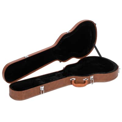 Glarry Hard-Shell Electric Guitar Case for LP or GLP Style Electric Guitar Bulge Surface 2020s - Brown image 17