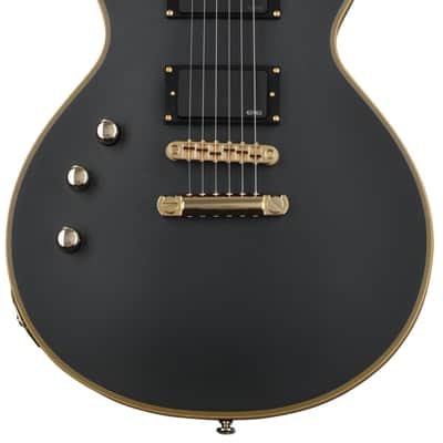ESP LTD EC-1000 Left-handed Electric Guitar - Vintage Black image 2