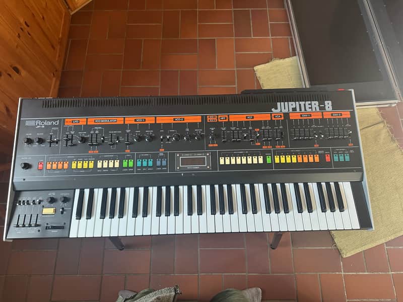 Roland Jupiter-8 61-Key Synthesizer 1981 - 1985 - Black image 1