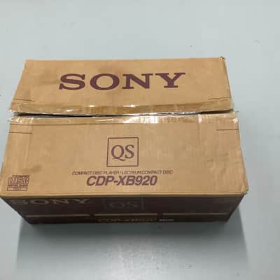 Sony CDP XB920 QS cd player silver in mint condition XB 920 compact disc image 3