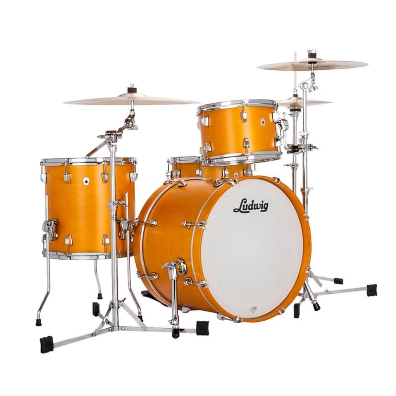 Ludwig LN3402TX NeuSonic Downbeat Outfit 8x12/14x14/14x20" Drum Set image 3