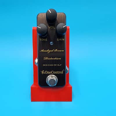 Reverb.com listing, price, conditions, and images for one-control-anodized-brown-distortion
