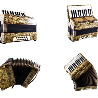 Immagine Vintage, Rare, German Made, Top Quality Accordion Weltmeister - 12 bass + Original Hard Case & Straps - from the Golden Era - 19