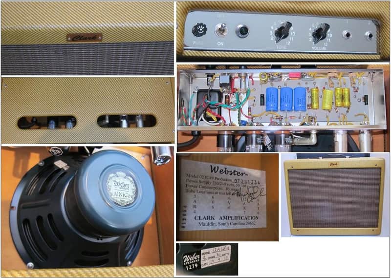 Clark Webster 1x12 Combo (Fender Harvard Circuit) image 1