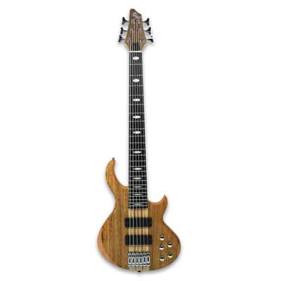 6-String Electric Bass - Wenge & Okoume Body/ Maple Neck (w/ gig bag) image 2