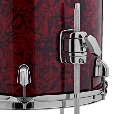 Premier Artist Heritage Series 4 Piece Shell Pack l Includes 10 Inch x 6 Inch Rack Tom, 13 Inch x 11 Inch Floor Tom, 20 Inch x 8 Inch Bass Drum & 13 Inch x 5.5 Inch Snare Drum l Burgundy Pearl Finish l Model PAH20-4SPBUW image 7