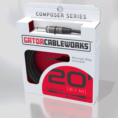 Gator Cableworks  GCWC-INS-20 Composer 20' Instrument Cable image 1