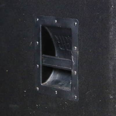 1990s JBL MR 838 3-Way Large Studio Live PA Monitors Black Carpet Cabinets 18” 10” Horn Speakers Bass Monitor Set image 14