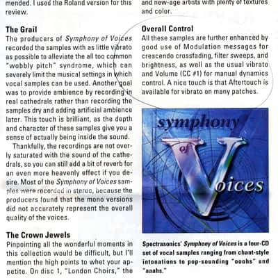 Spectrasonics Symphony of Voices AKAI / EMU Sampler 5 CDs SET, still sold new for $499 image 7
