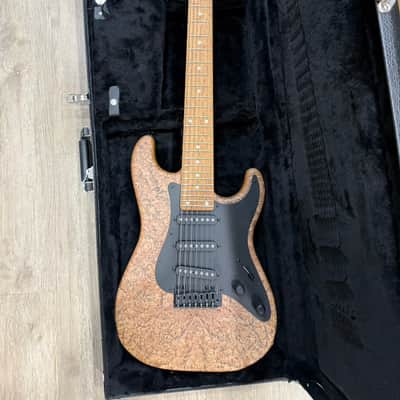 2016 Schecter USA Custom Shop Dream Machine-7 Vintage Natural Satin image 2