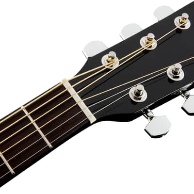 Fender Classic Design CC-60SCE Concert Black Electro Acoustic Guitar image 6