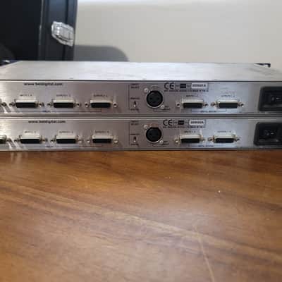Pair BEL Digital Audio BEL 8150 professional 8-channel audio delay processors. image 6